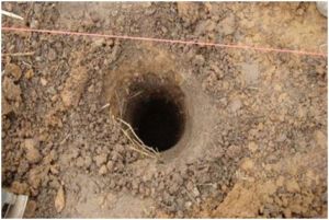 Как выкопать яму под столб