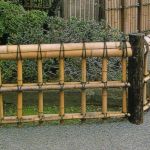 Декоративный бамбуковый заборчик