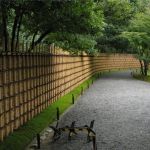 Заостренный забор из бамбука