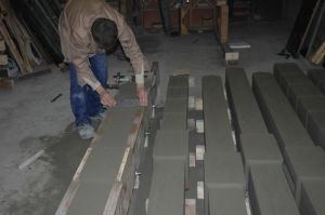 Изготовление бетонных столбов